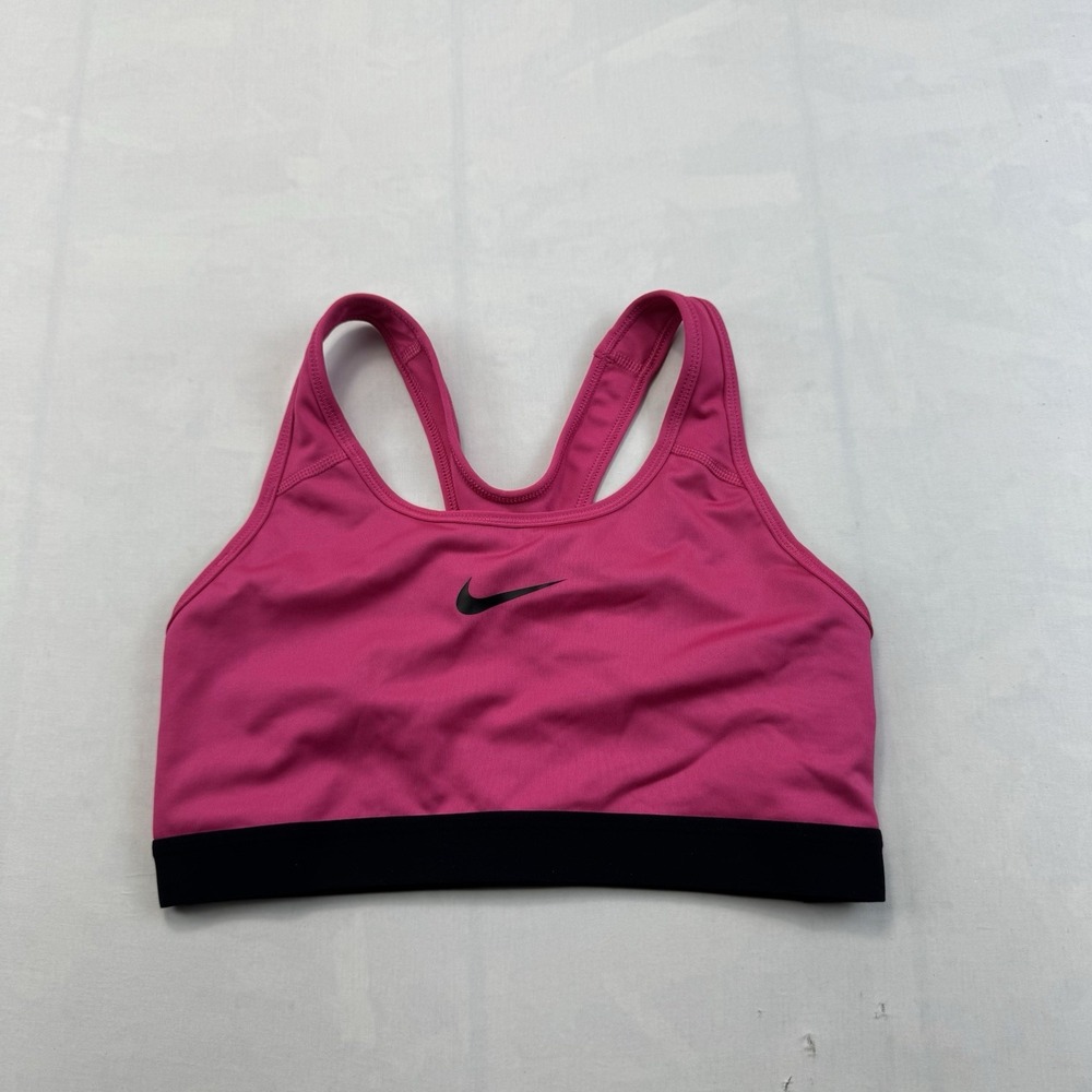 Nike Women's M Pink Racerback Sports Bra Dri-FIT 823312
